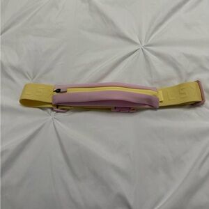 NWOT LSKD Grace Groves collab Pink and Yellow Women's Running Belt